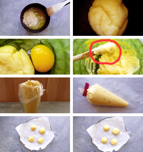 instructions for cream puff pastry