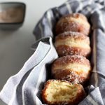 french beignets in a pan