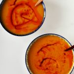 bowls of Turkish red lentil soup