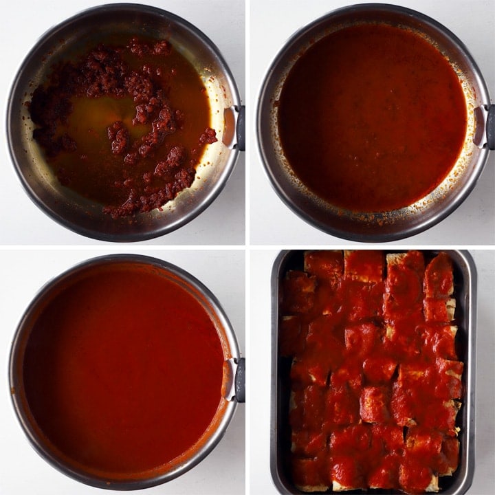 etapes sauce tomate