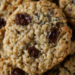 pile of oatmeal chocolate chip cookies