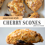pile of cherry scones
