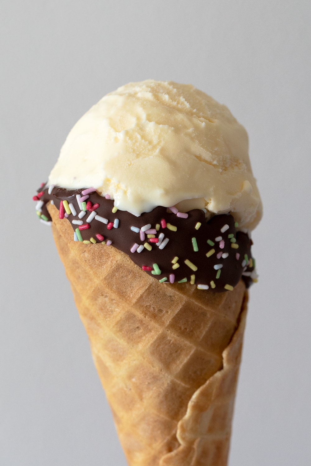 Homemade French vanilla ice cream - Picnic on a Broom