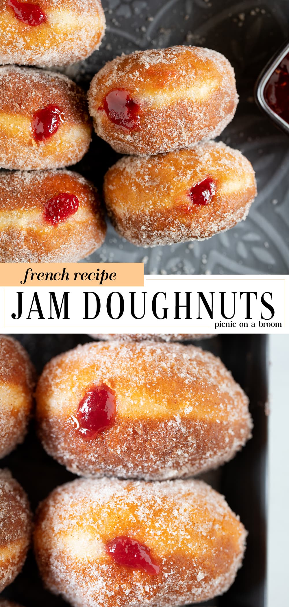 Jam doughnuts Picnic on a Broom