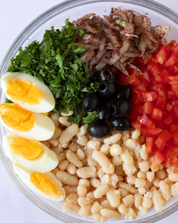 turkish white bean salad ingredients